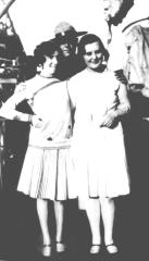 Olive Langerhorn, Henry Larsen, and Mary Larsen (nee Hargreaves)