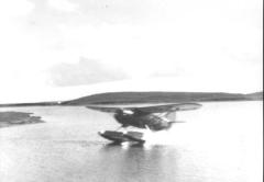 Norseman on water, taking off or landing