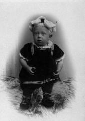 Henry Larsen as a young baby
