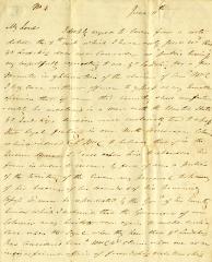 Letters to Sir F. Bond Head from H.T. Lane (?)