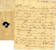 Letter to Captain Michael McCormick, R.N., from Major-General Henry Jackson